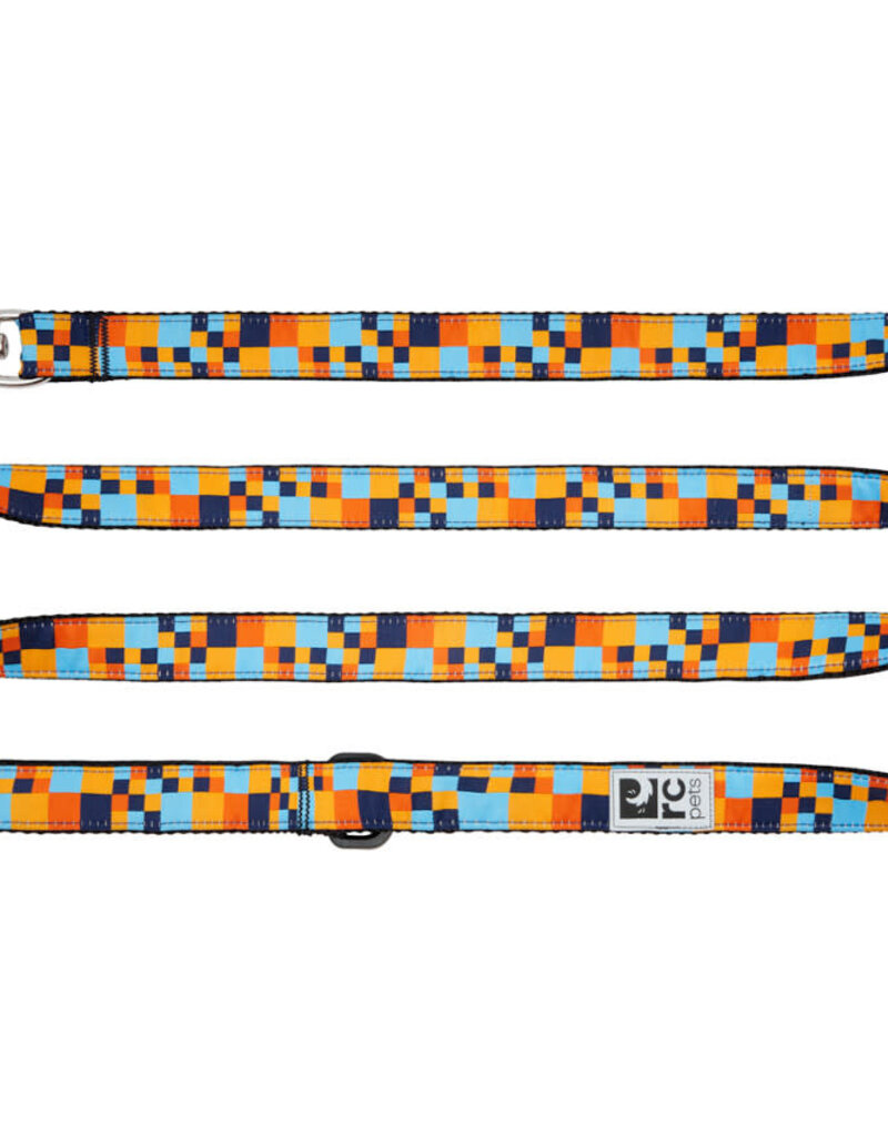 RC Pets RC Pets Leash 3/4"x6' Pixel Blue