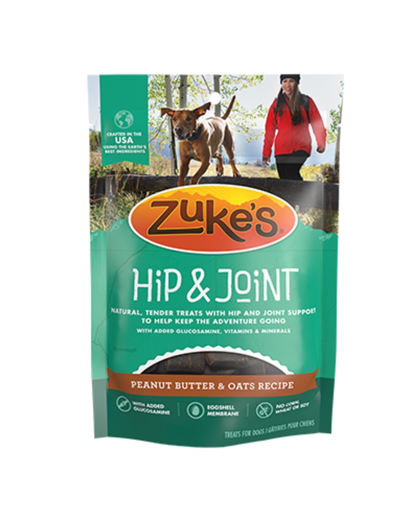 Zuke's Zuke's Hip & Joint Peanut Butter & Oats Recipe Dog Treats  16oz