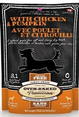 Oven Baked Traditional Soft and Chewy Chicken and Pumpkin Dog Treat 8oz