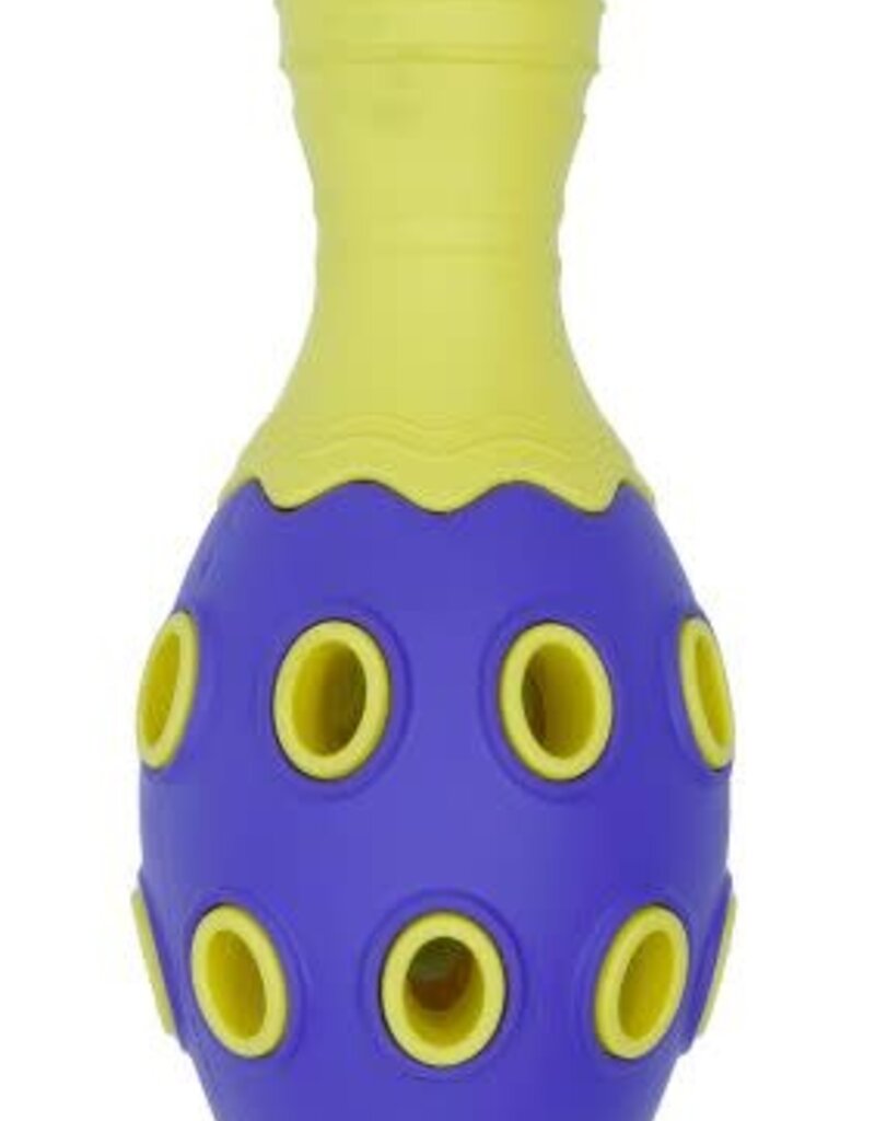 Bud'Z Rubber Astro Bowling Pin - Yellow 6in
