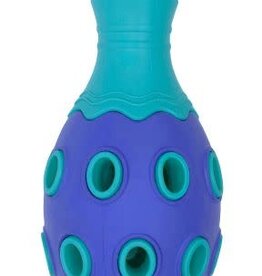 Bud'Z Rubber Astro Bowling Pin - Blue 6in