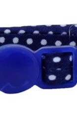 Lil Pals Li'L Pals Round Kitten Collar Navy Dots Cat 1pc 5/16x8in