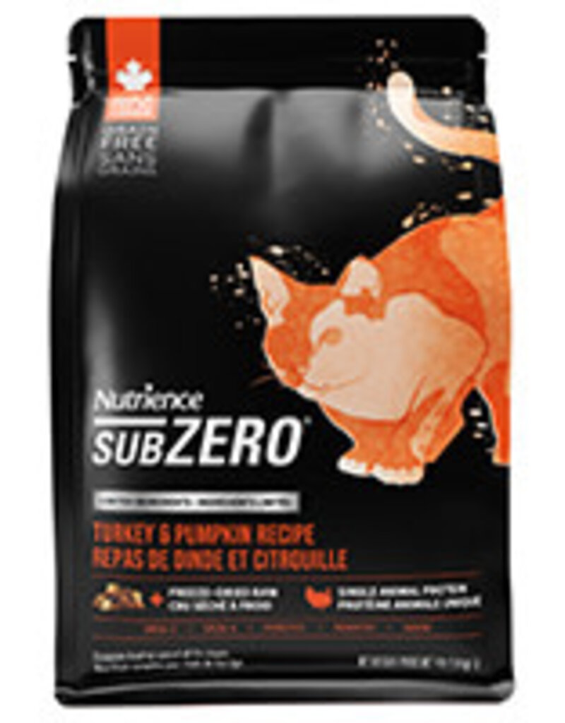 Nutrience Nutrience SubZero Limited Ingredient Cat Food - Turkey and Pumpkin Recipe - 1.8 kg (4 lb)