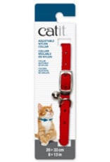 Catit Catit Adjustable Nylon Collar - Red - 20-33 cm (8-13 in)
