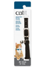 Catit Catit Adjustable Nylon Collar - Black - 20-33 cm (8-13 in)