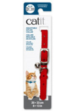 Catit Catit Adjustable Nylon Expandable Collar - Red - 20-33 cm (8-13 in)