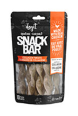 Dogit Dogit SnackBar Chicken Collagen Twists - 10 pieces - 5 in - approx 100 g (3.5 oz)