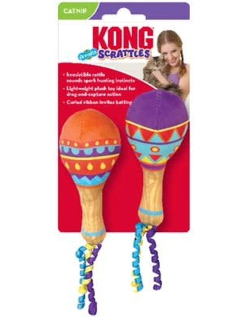 Kong Kong Cat Scrattles Acoustix - 2 Pack