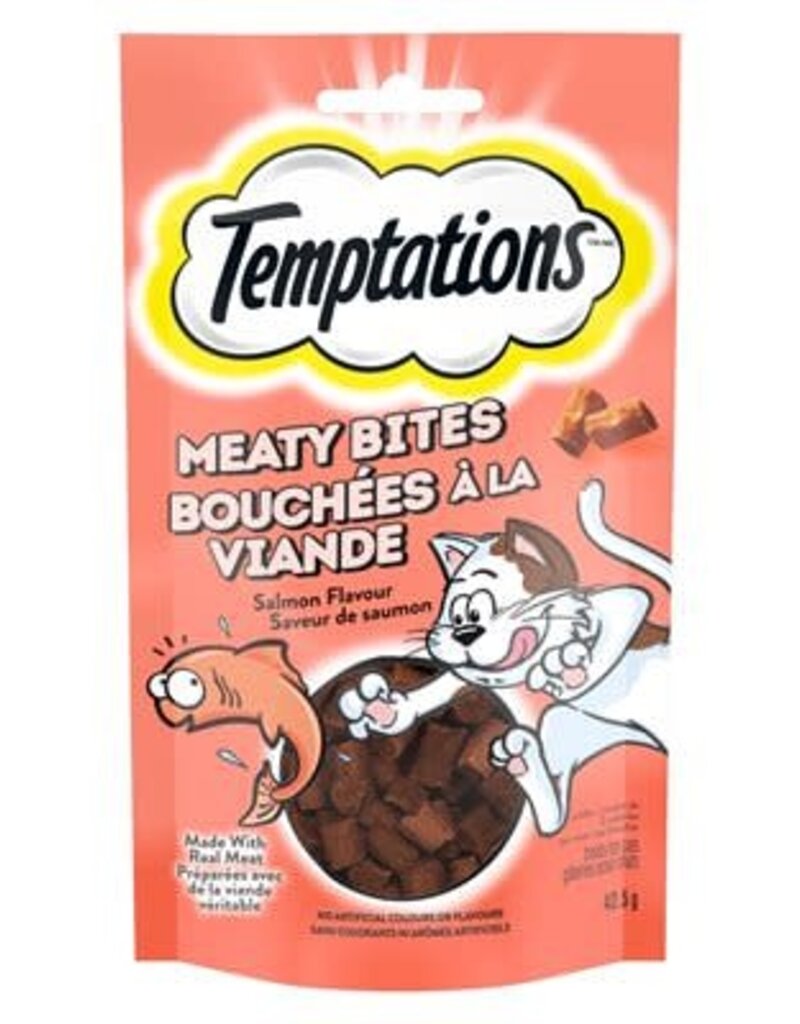 Temptations Temptations Meaty Bites Salmon Flavour 43g