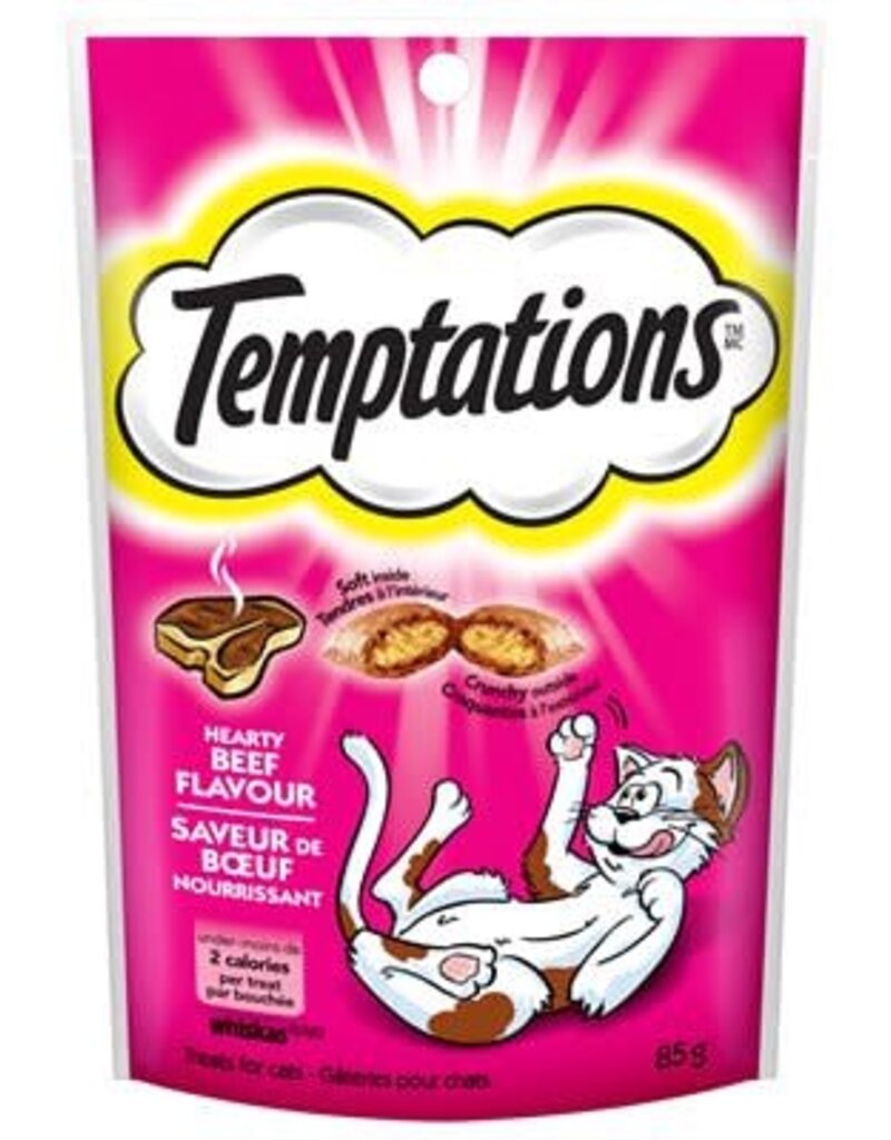 Temptations Temptations Cat Treats Hearty Beef Flavor 85g