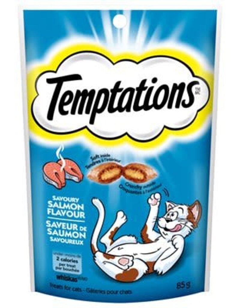 Temptations Temptations Cat Treats Savoury Salmon Flavor 85g