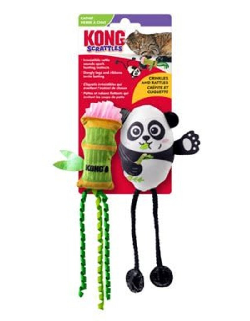 Kong Kong Cat Scrattles Panda - 2 Pack