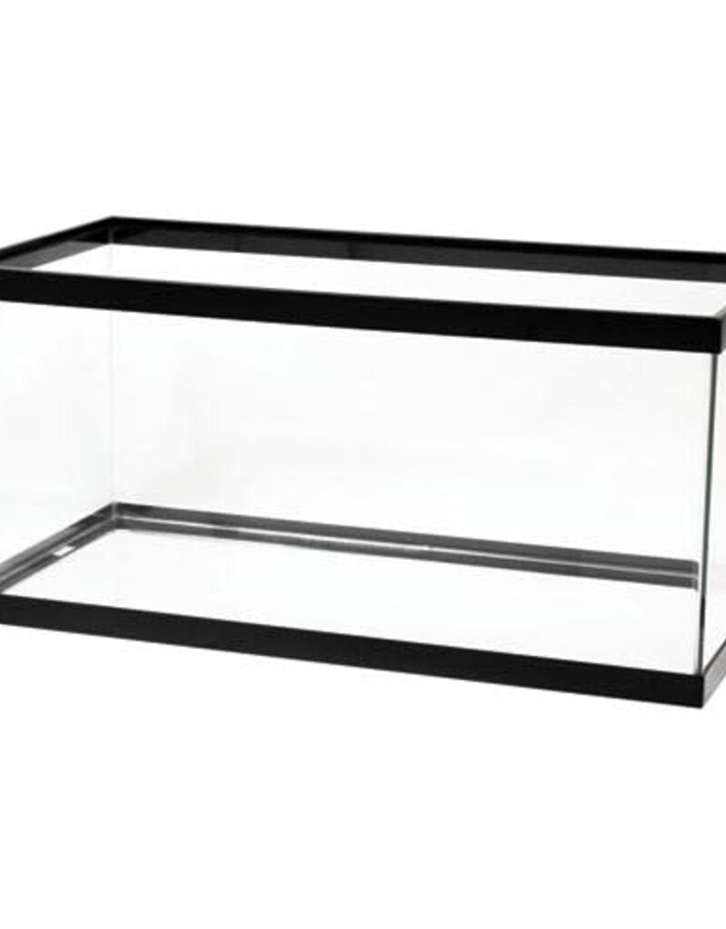 Aqueon Aqueon Standard Aquarium - Black Frame - 40 gal Breeder - Clear Silicone