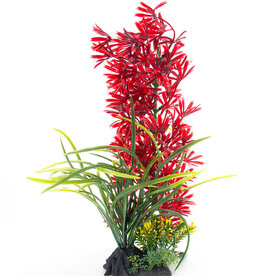 Aqua-Fit Aqua-Fit Red Leaf Plastic Plant 11"