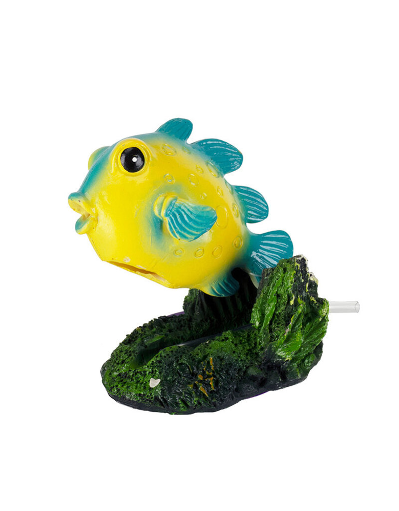 Aqua-Fit Aqua-Fit Aerating Polyresin Fish - Blue