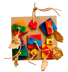 Zoo-Max Zoo-Max Birdie Pizza Bird Toy - Large 12x12"