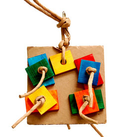 Zoo-Max Zoo-Max Birdie Pizza Bird Toy - Small 6x6"