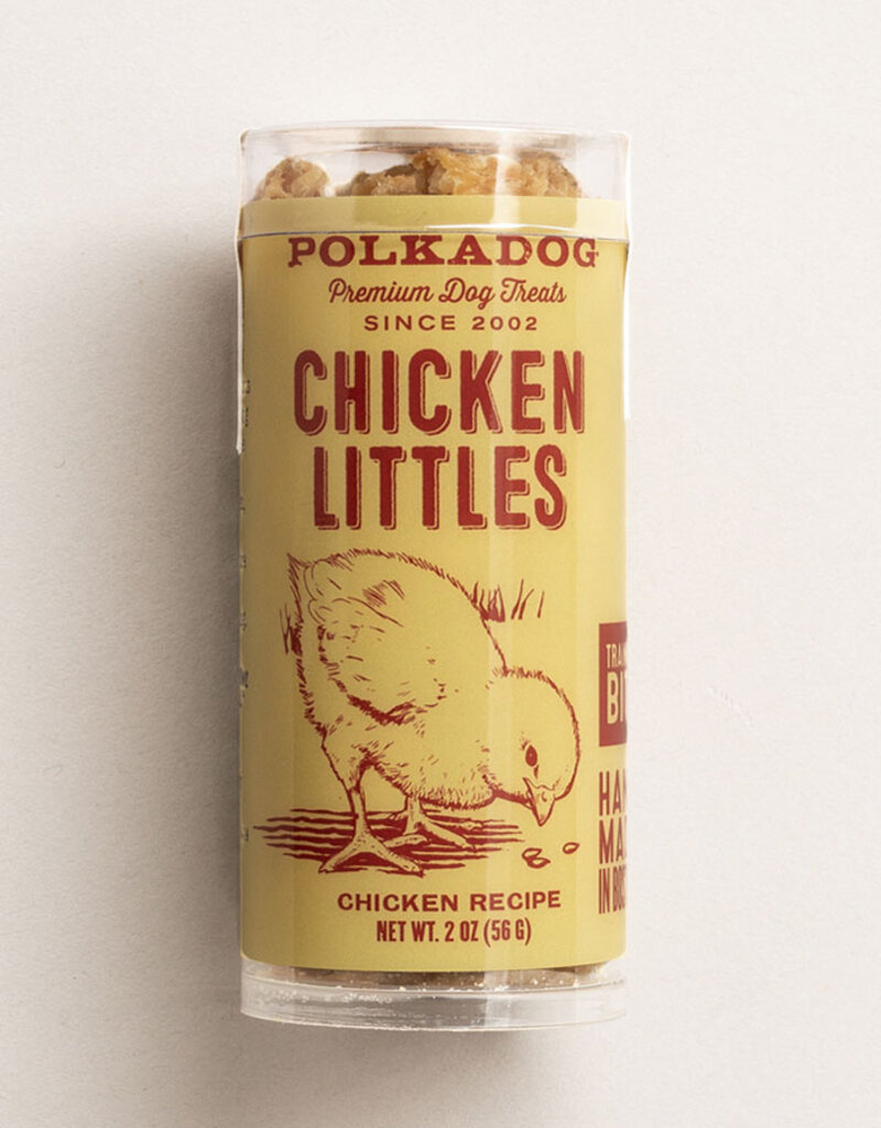 PolkaDog PolkaDog Chicken Littles Treats - Mini Tube - 2oz