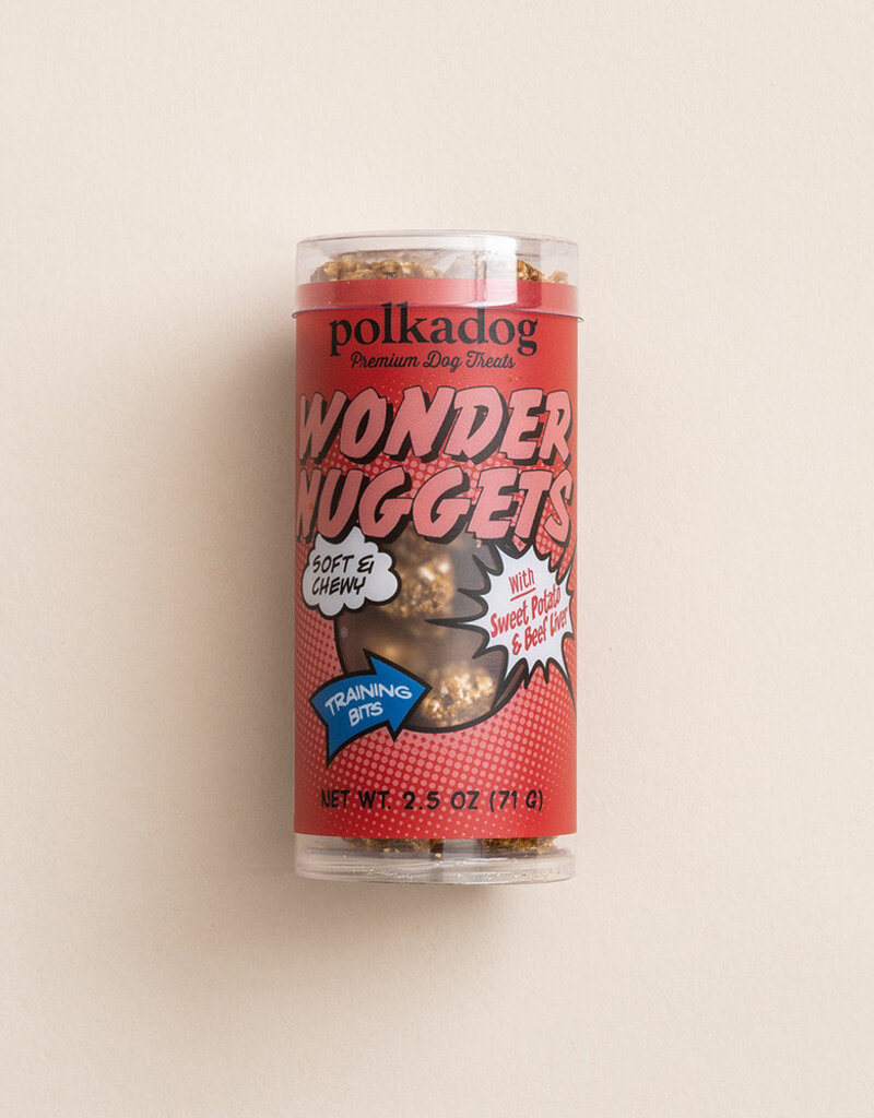 PolkaDog PolkaDog Wonder Nuggets Sweet Potato & Beef Treats - Mini Tube - 2.5oz