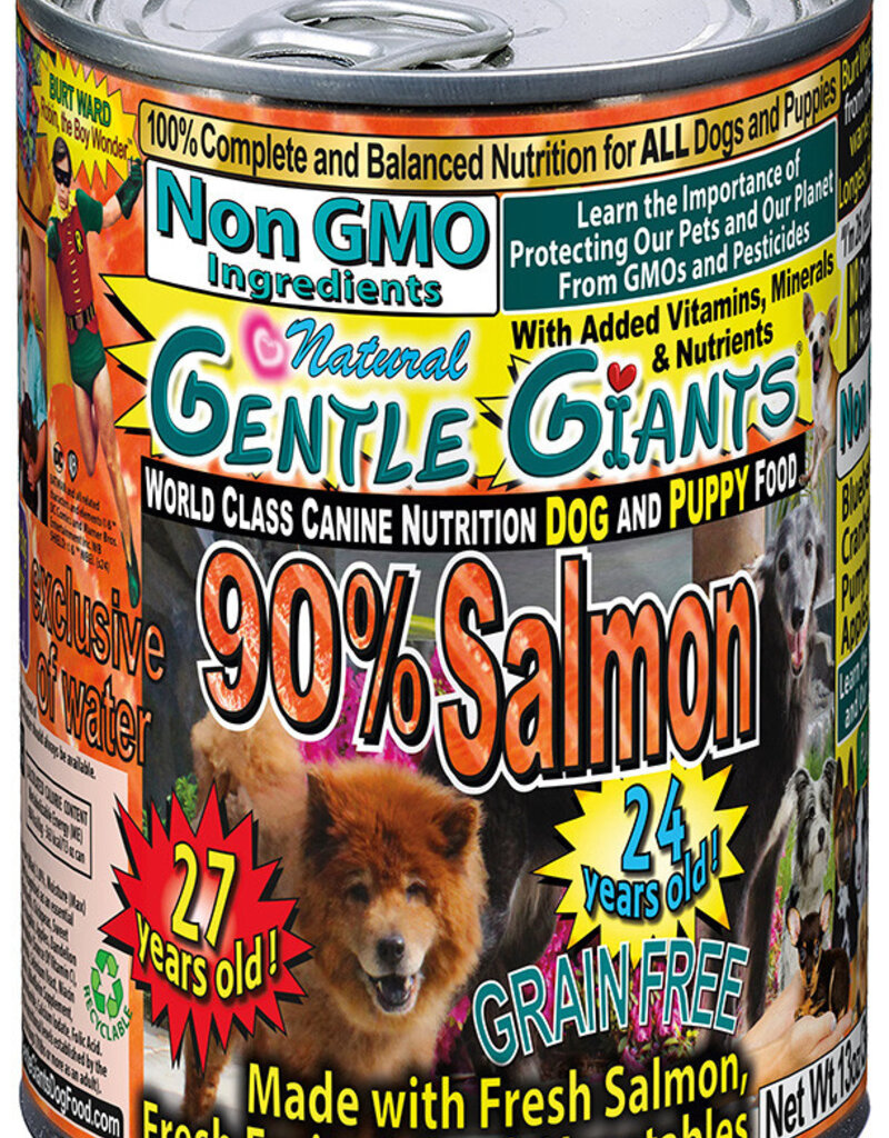 Gentle Giants Gentle Giants Dog Can - 90% Salmon 13oz