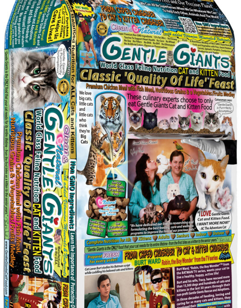 Gentle Giants Gentle Giants Cat Kibble - Chicken & Fish 3lb