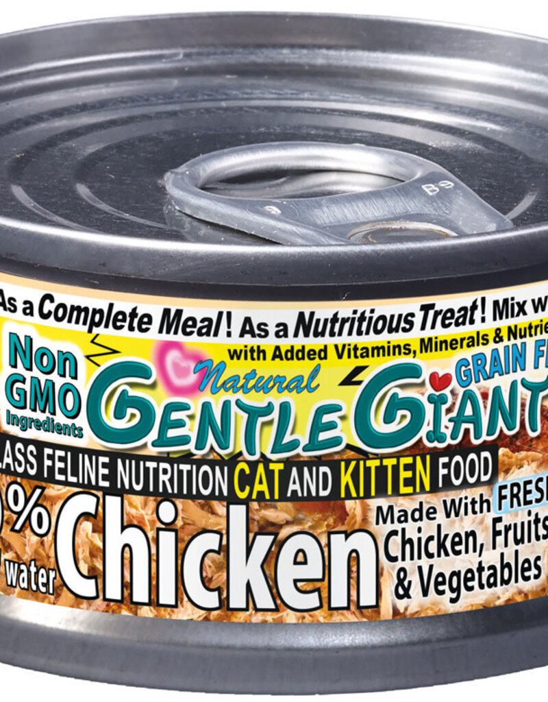 Gentle Giants Gentle Giants Cat Can - 90% Chicken 3oz