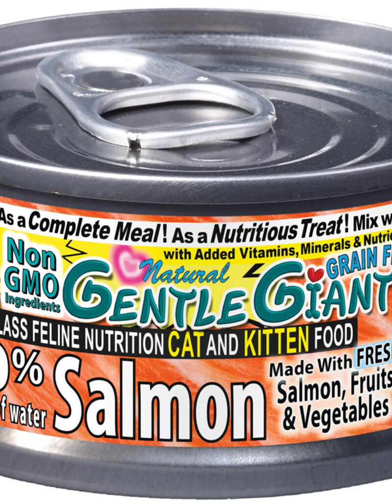 Gentle Giants Gentle Giants Cat Can - 90% Salmon 3oz