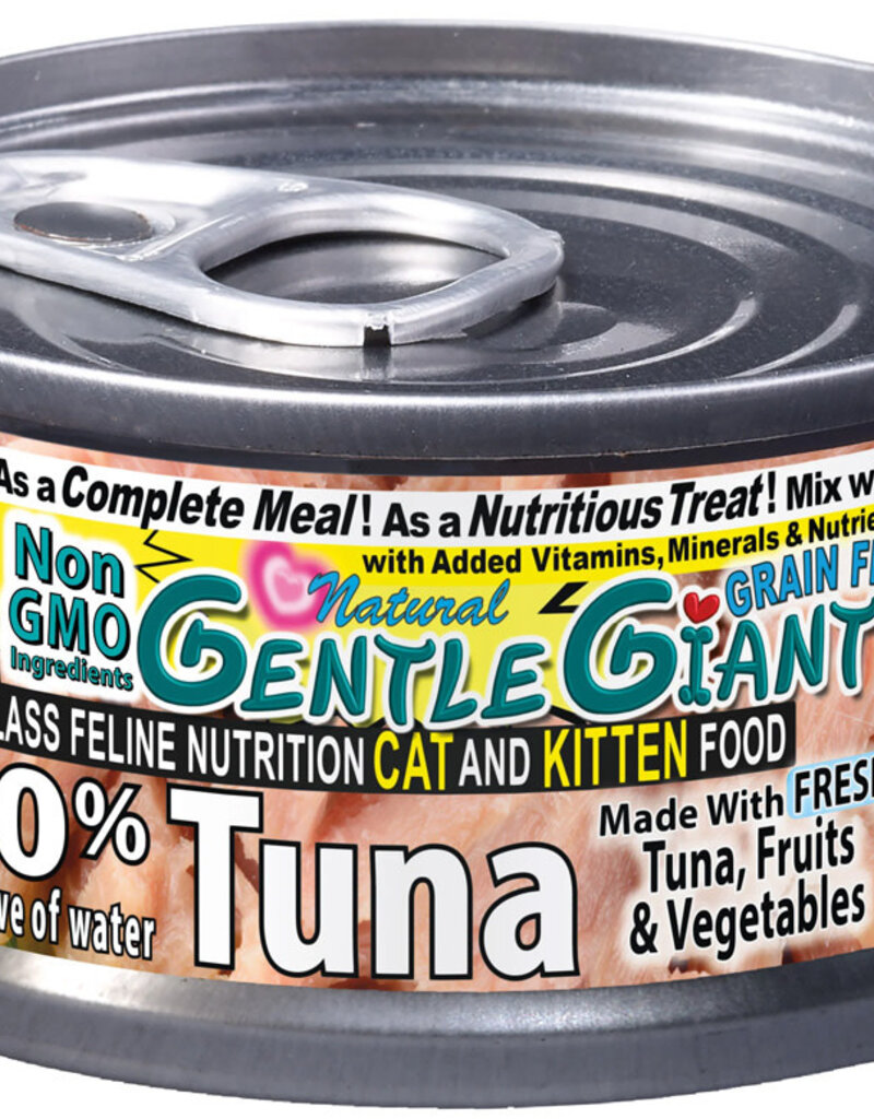 Gentle Giants Gentle Giants Cat Can - 90% Tuna 3oz