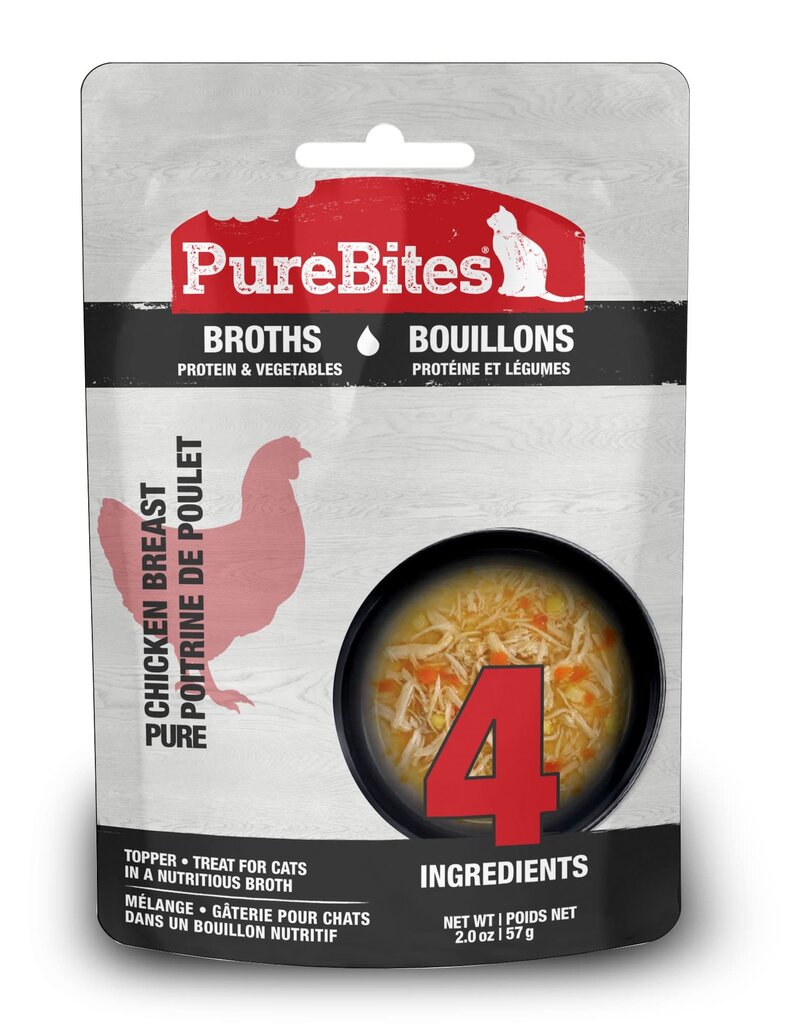PureBites PureBites Cat Broths Chicken & Vegetable 57g