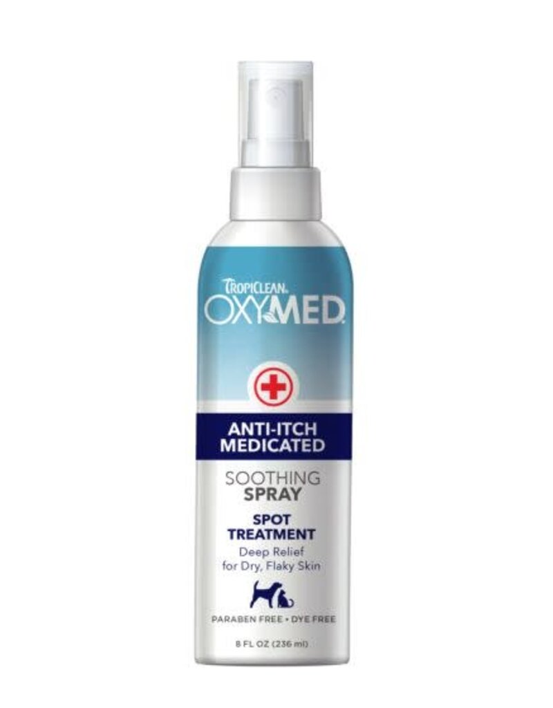 TropiClean TropiClean OxyMed Anti Itch Spray for Pets 8oz
