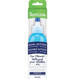 TropiClean TropiClean Dual Action Pet Ear Cleaner 4oz