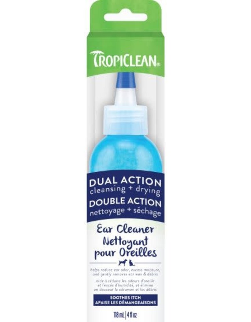 TropiClean TropiClean Dual Action Pet Ear Cleaner 4oz