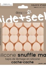 DexyPaws DexyPaws Square Hide and Seek Silicone Snuffle Mat - Nude 1pc