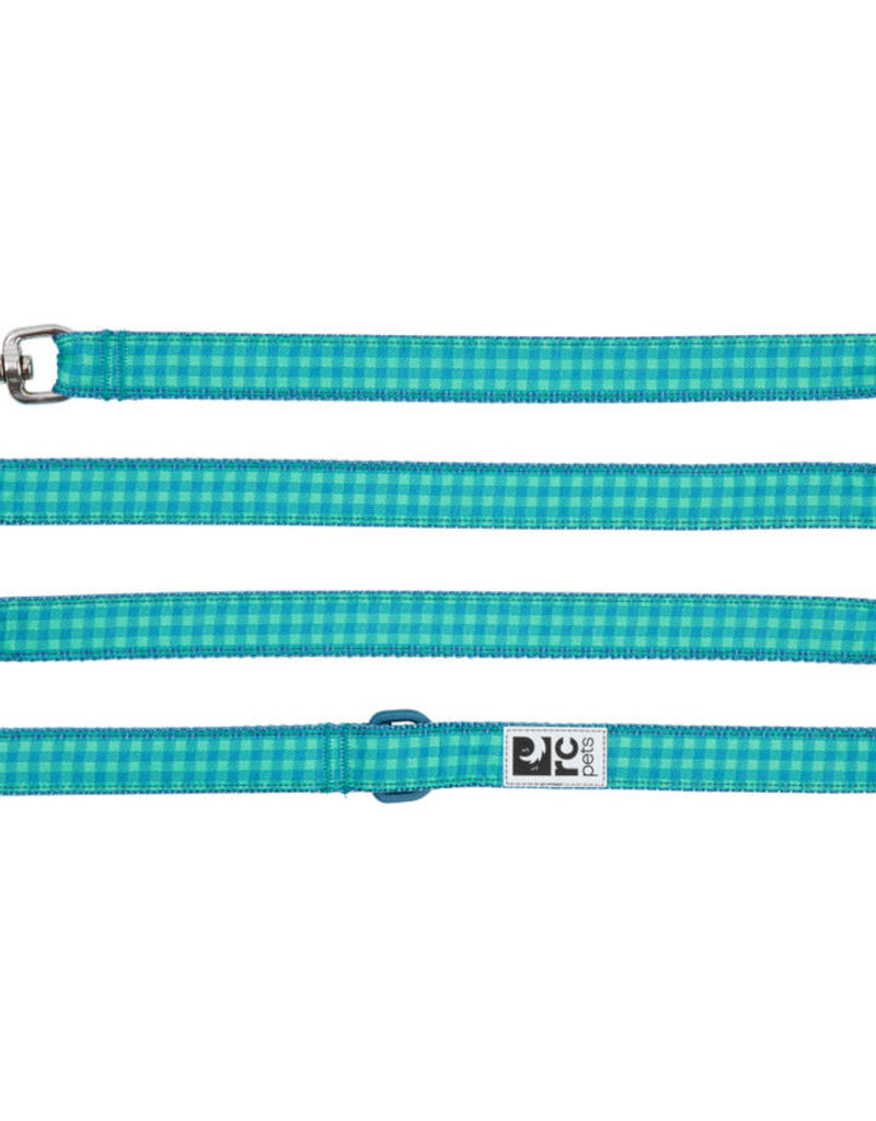 RC Pets RC Pets Leash 1"x6' Green Gingham
