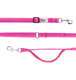 RC Pets RC Pets Bungee Active Leash 1" Mulberry/Azalea
