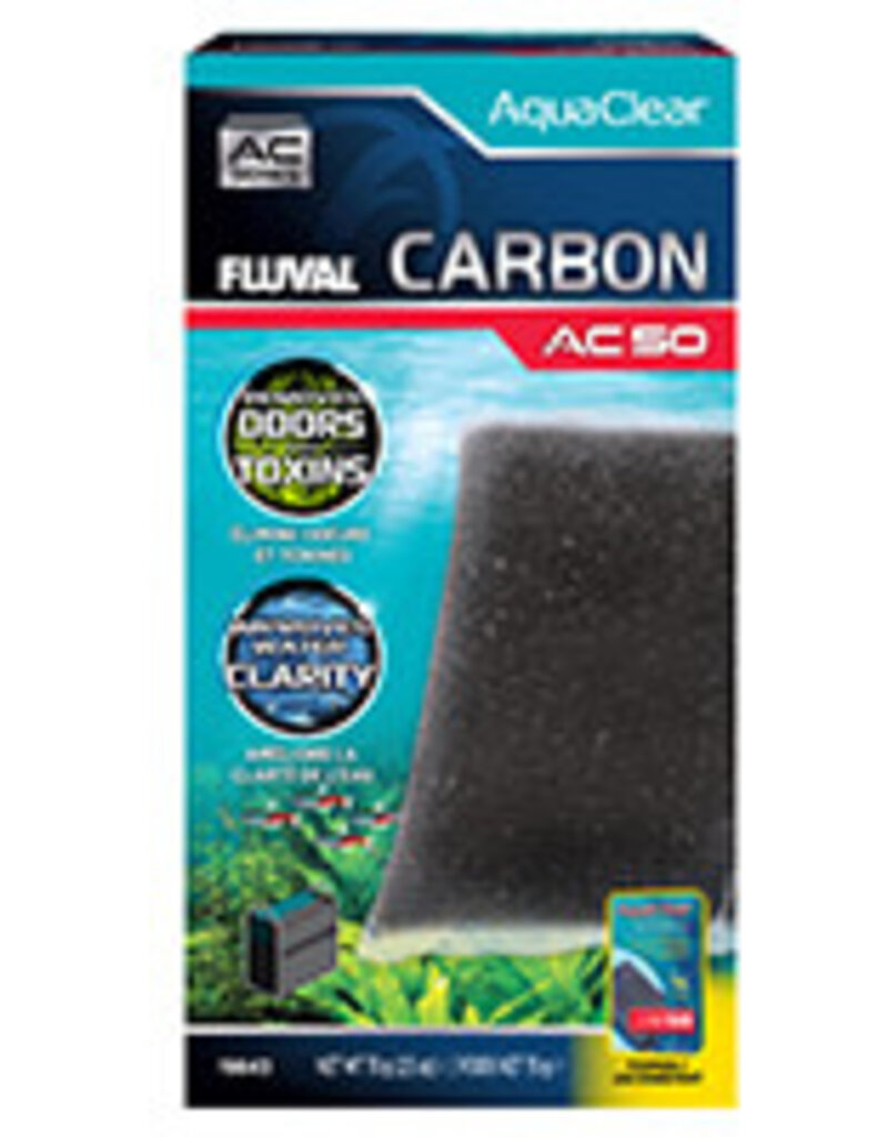 Aqua Clear Fluval AC50 Carbon for AquaClear Power Filter 2.5 oz / 70 g,