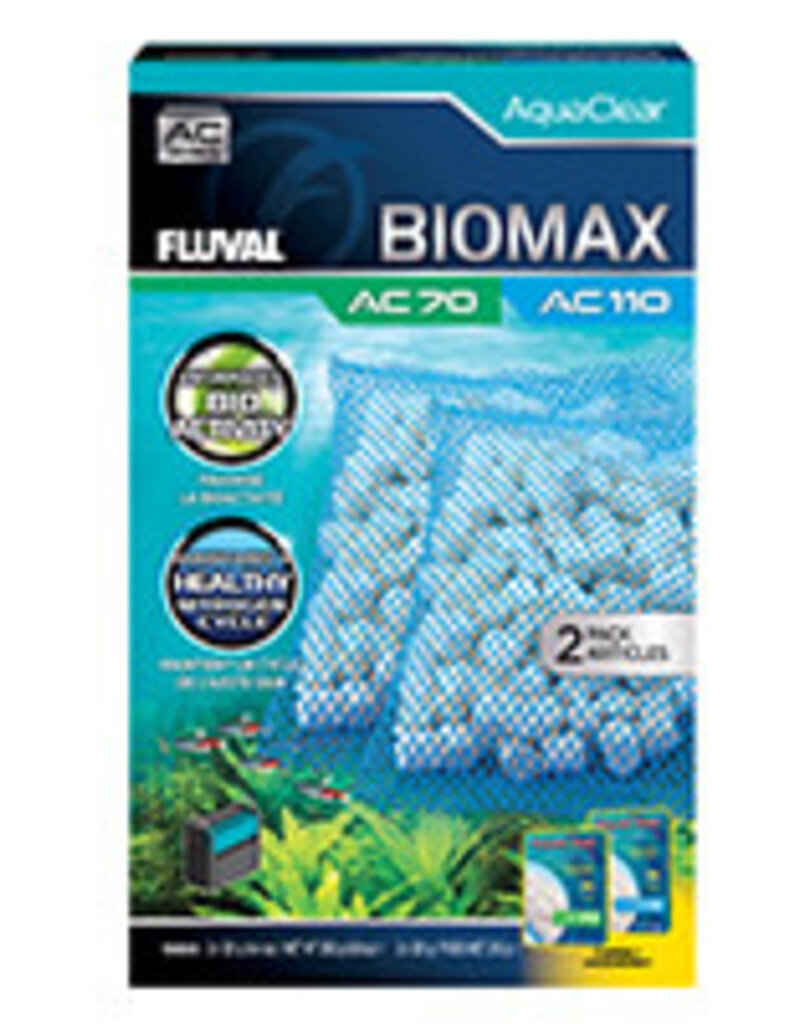 Aqua Clear Fluval AC70/110 BIOMAX for AquaClear Power Filter 2-Pack 8.8 oz / 250 g