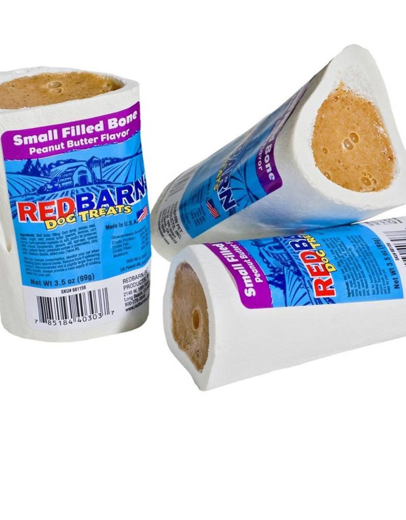 Red Barn Red Barn Filled Bone Small Peanut Butter 1pc