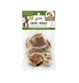 Living World Green Chews - Coconut Chips - 45g