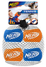 Nerf Dog Nerf Dog Blaster Distance Balls - Blue & Orange - 2.5 in - 4 pack