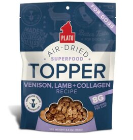 Plato Plato Pet Treats Superfood Topper - Venison & Lamb 5.5oz