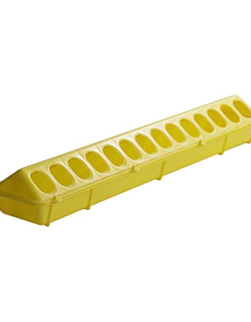 Little Giant Farm Little Giant Plastic 20" Flip Top Feeder - Yellow