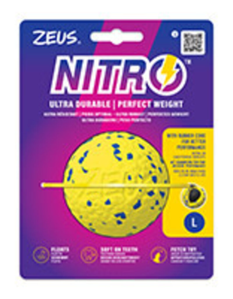 Zeus Nitro Weighted Ball - Large - 7.6 cm diam. (3 in)