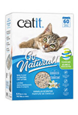 Catit Catit Go Natural! Pea Husk Mix Multi-Cat Clumping Cat Litter - Vanilla - 6.4 kg (14.1 lbs) Box