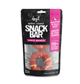 Dogit Dogit Snack Bar Rawhide - Duck-Wrapped Donuts - 2 pcs (7.6 - 8.8 cm/3 - 3.5 in dia.)