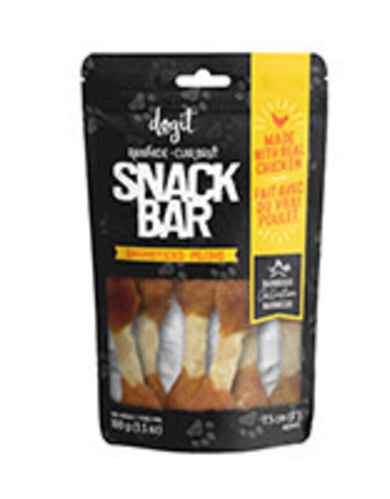 Dogit Dogit SnackBar Chicken & Beefhide Drumsticks 3 in (7.5 cm) - approx 100 g (3.5 oz)