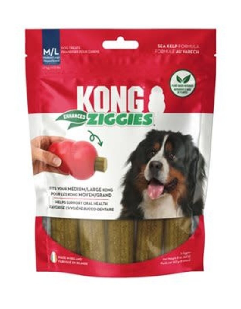 Kong Kong Ziggies Enhanced - Medium/Large 8oz