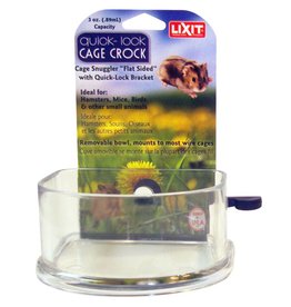 Lixit Quick-Lock Cage Snuggler Crock - 3 fl oz