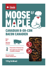 Moose & Maple Moose & Maple Canadian B-eh-con - Bacon Bits Dog Treats 115g