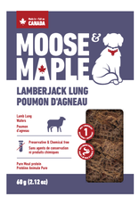 Moose & Maple Moose & Maple Lamberjack Lung - Lamb Lung Wafers Dog Treats 60g